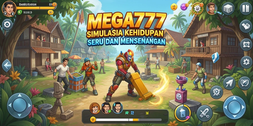 Screenshot gameplay MEGA777 yang menampilkan interaksi seru dalam simulasi.
